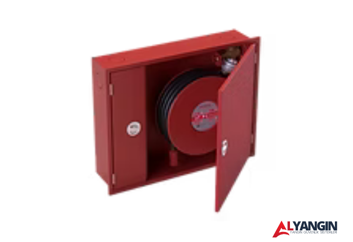 ÇİFT KAPAK YATAY TİP YARI SERT HORTUMLUYANGIN DOLAPLARI