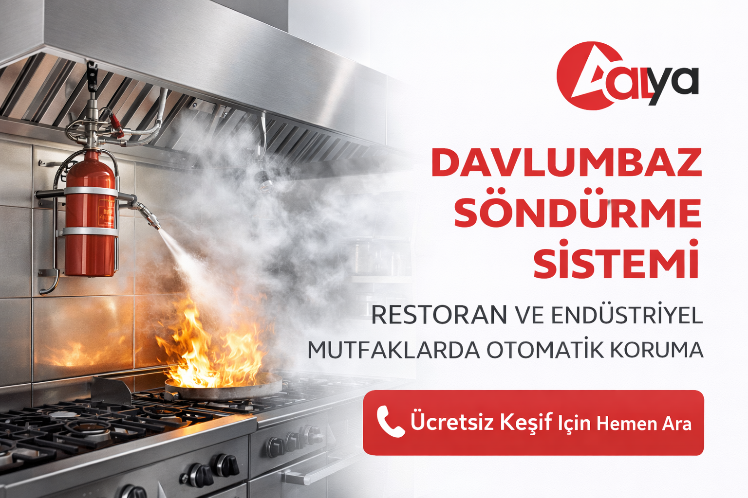Davlumbaz Söndürme Sistemleri